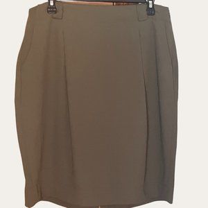Liz Claiborne Dress Skirt Olive